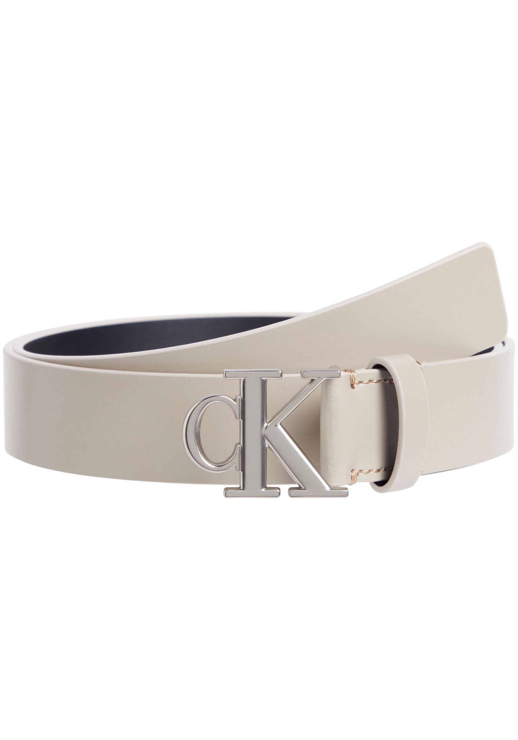 Calvin Klein Jeans Ledergürtel »MONO PLAQUE LTHR BELT 30MM«, mit Logoschnalle von Calvin Klein Jeans