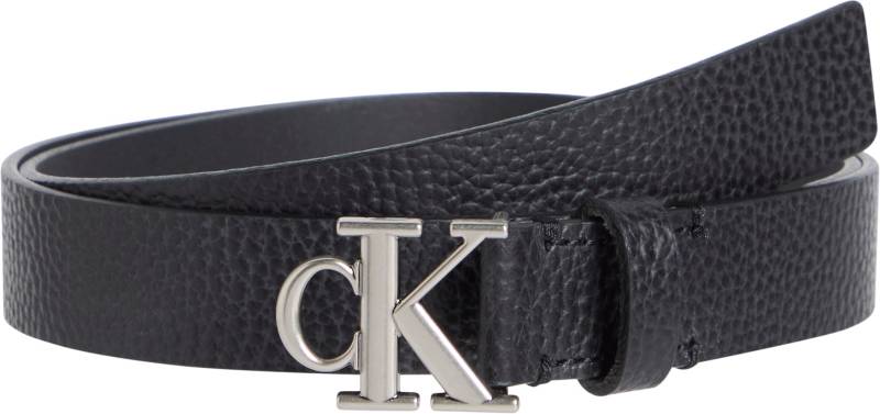 Calvin Klein Jeans Ledergürtel »MONOGRAM PLACQUE BUCKLE 25MM«, mit Logo-Schnalle von Calvin Klein Jeans