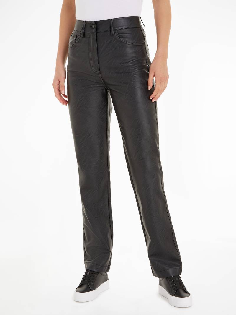 Calvin Klein Jeans Lederimitathose »FAUX LEATHER HIGH RISE STRAIGHT« von Calvin Klein Jeans