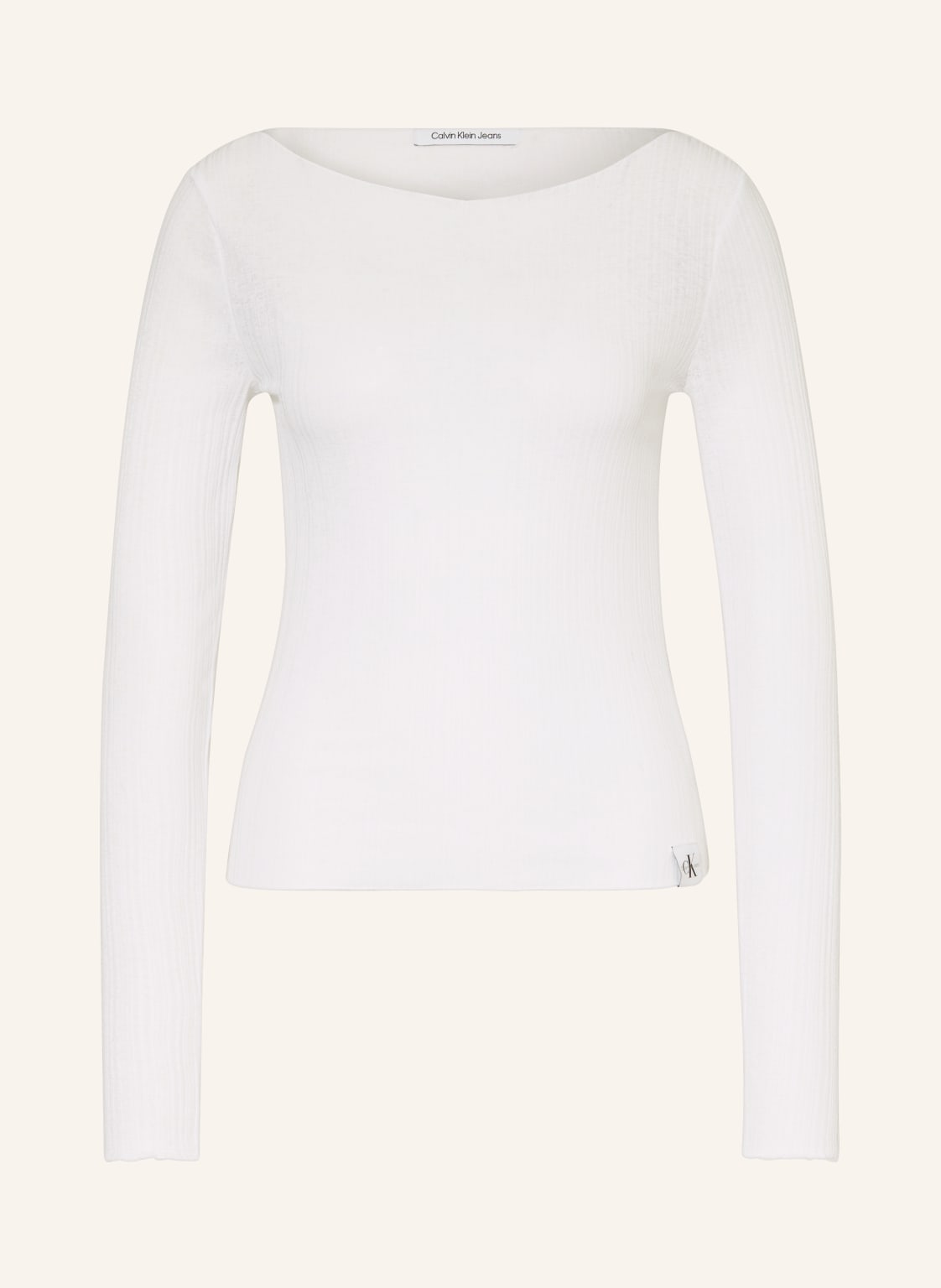 Calvin Klein Jeans Longsleeve weiss von Calvin Klein Jeans