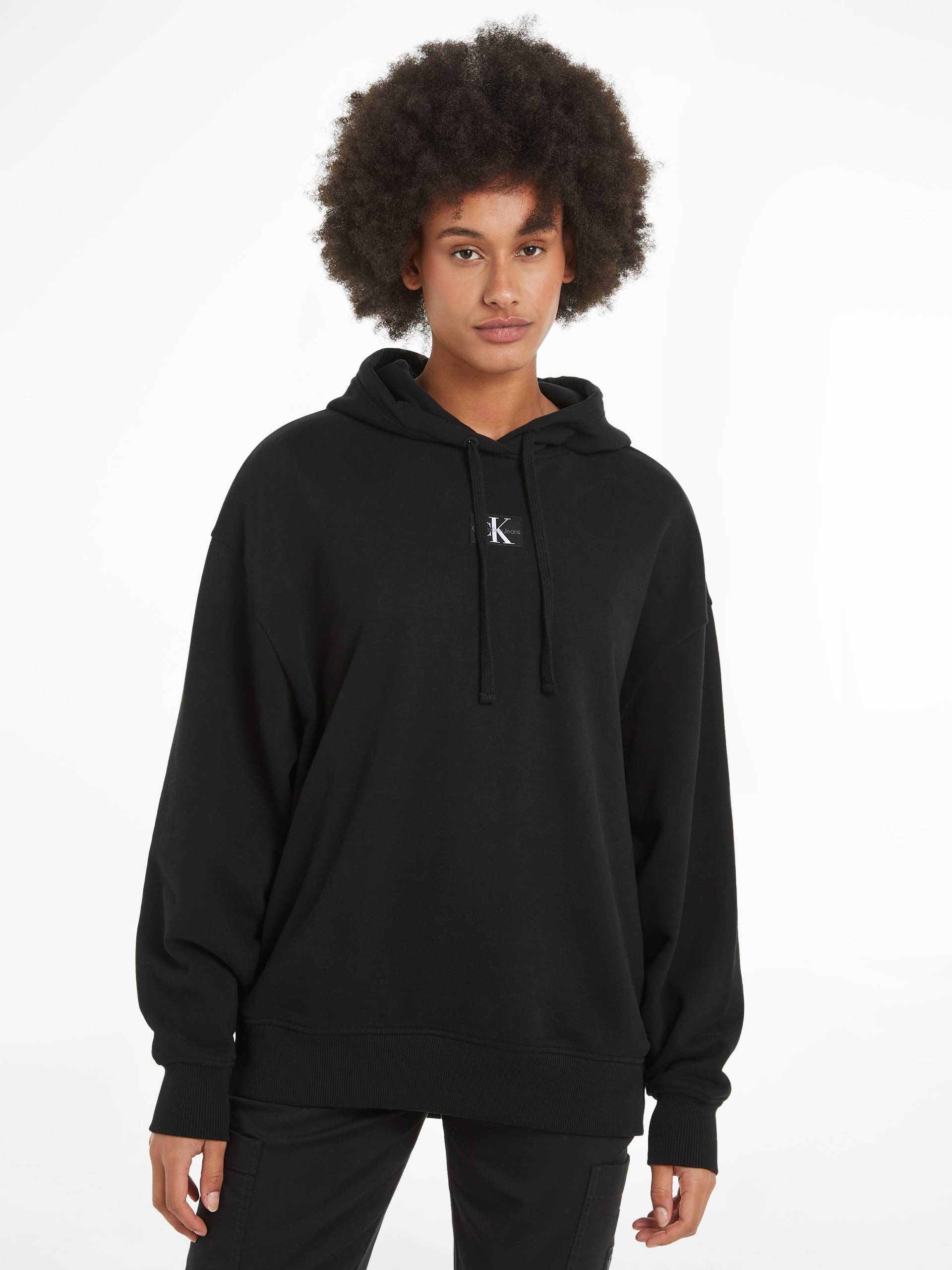 Calvin Klein Jeans Longsweatshirt »WOVEN LABEL OVERSIZED HOODIE«, mit Logopatch von Calvin Klein Jeans