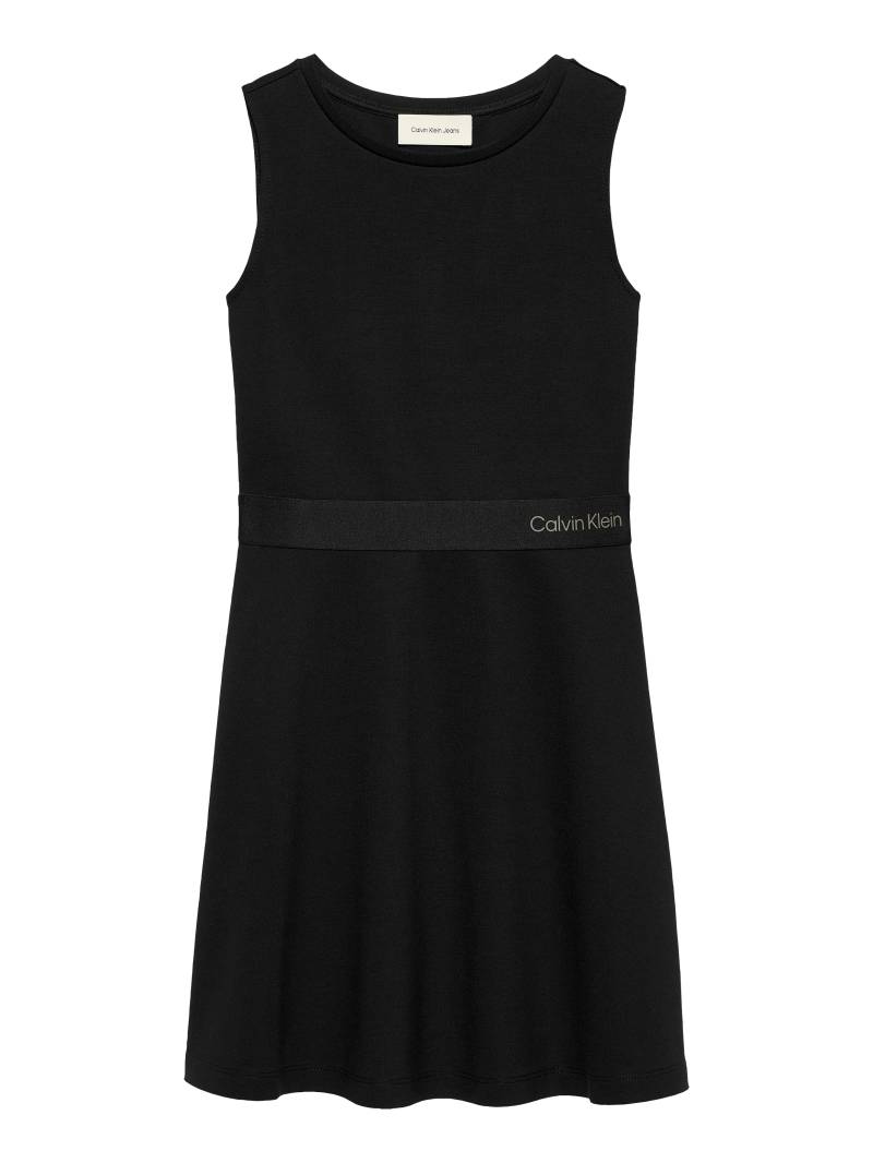 Calvin Klein Jeans Minikleid »FIT FLARE SLEEVELESS PUNTO DRESS«, Logo-Tape-Besatz an der Taille von Calvin Klein Jeans