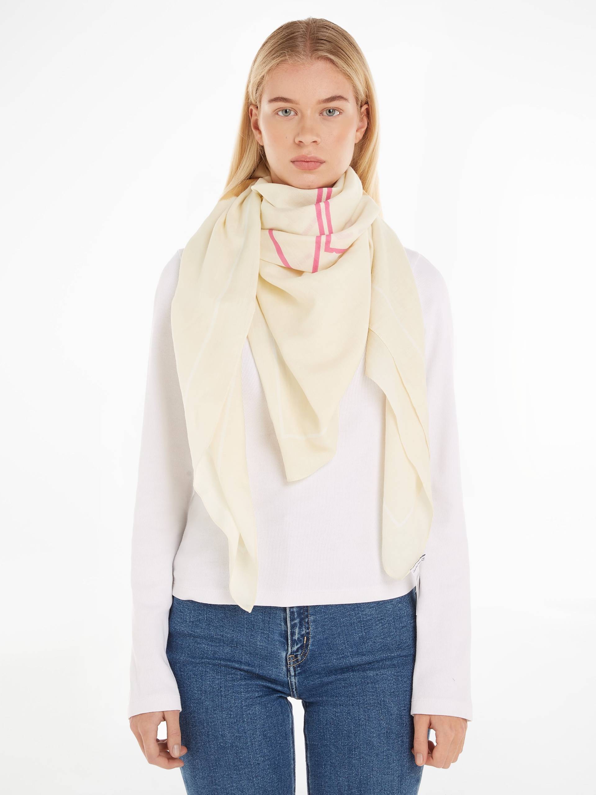 Calvin Klein Jeans Modeschal »CUT OUT MONOLO SCARF« von Calvin Klein Jeans