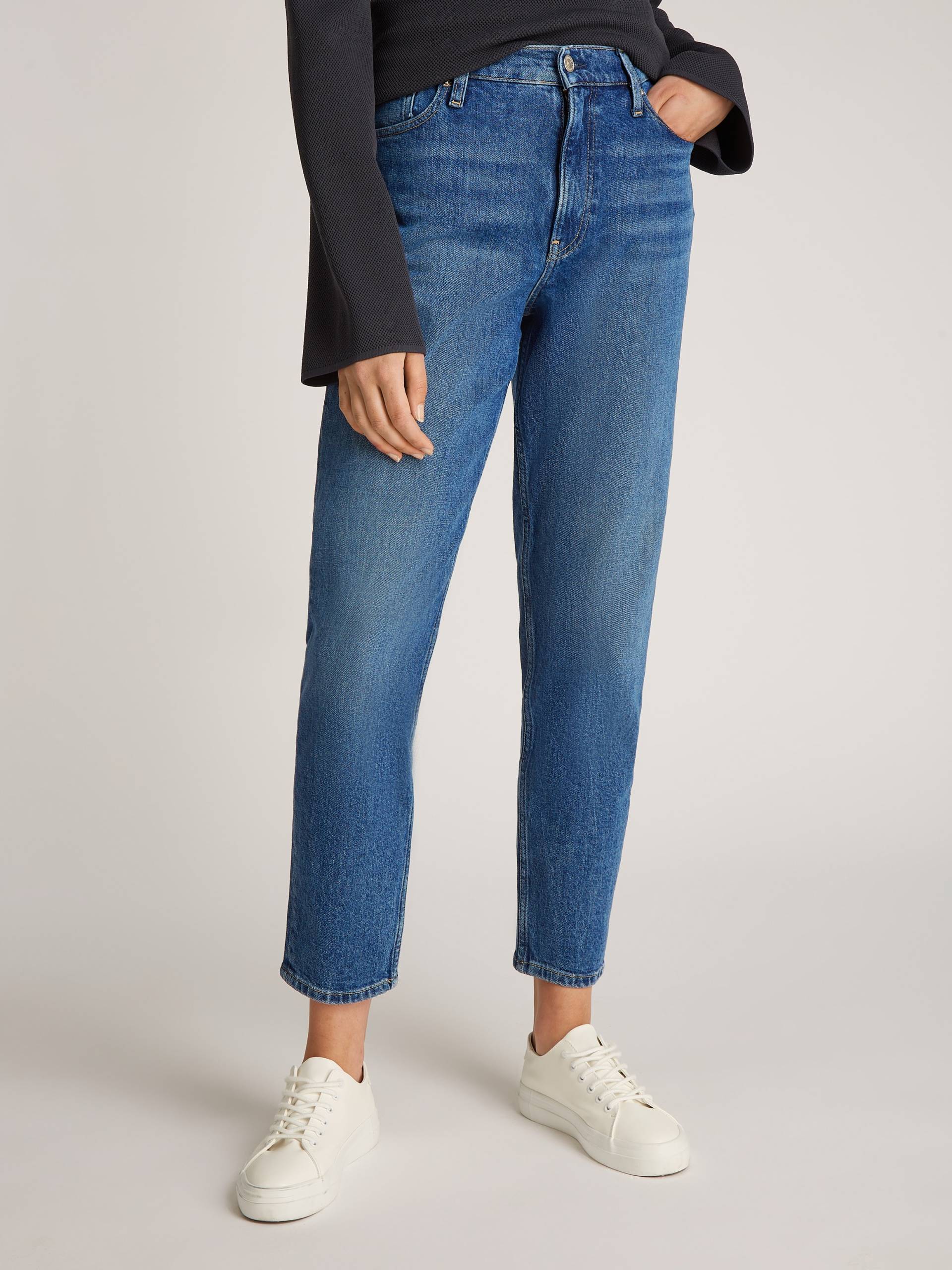 Calvin Klein Jeans Mom-Jeans »MOM JEAN«, mit Coinpocket, Logodruck von Calvin Klein Jeans