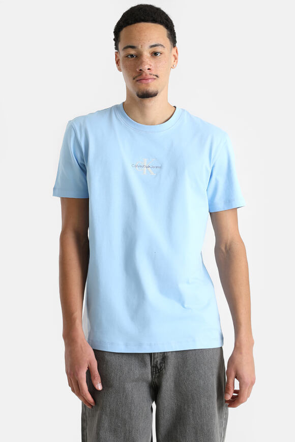 Calvin Klein Jeans Monologo T-Shirt | Blue Bell | Herren  | L von Calvin Klein Jeans