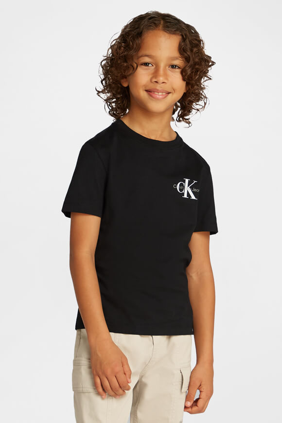 Calvin Klein Jeans Monologo t-shirt | Black | Jungen  | 12 von Calvin Klein Jeans