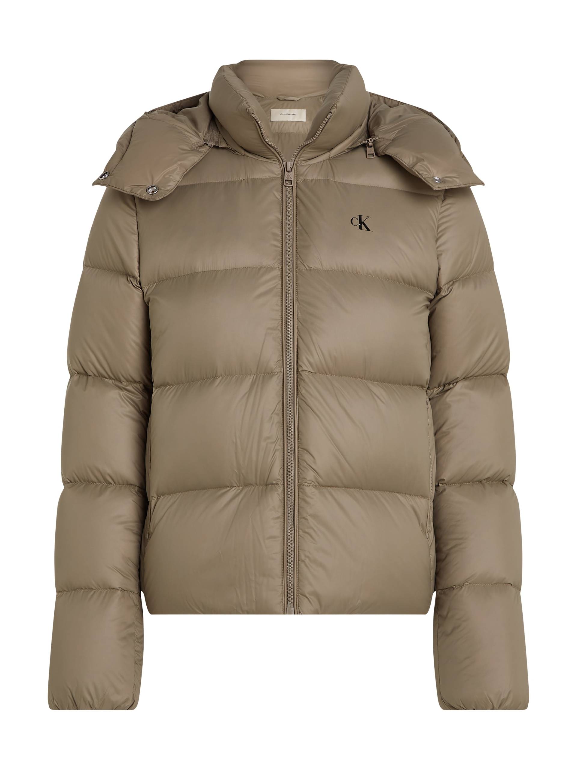 Calvin Klein Jeans Outdoorjacke »MW DOWN SHORT PUFFER«, mit Kapuze, mit Logoprägung von Calvin Klein Jeans