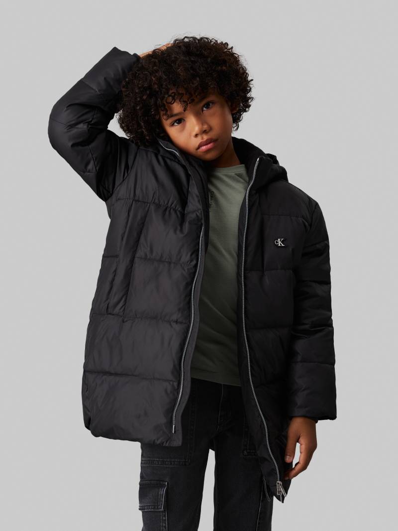 Calvin Klein Jeans Parka »Essential Parka Puffer«, mit Kapuze, für Kinder bis 16 Jahre und mit Logopatch von Calvin Klein Jeans