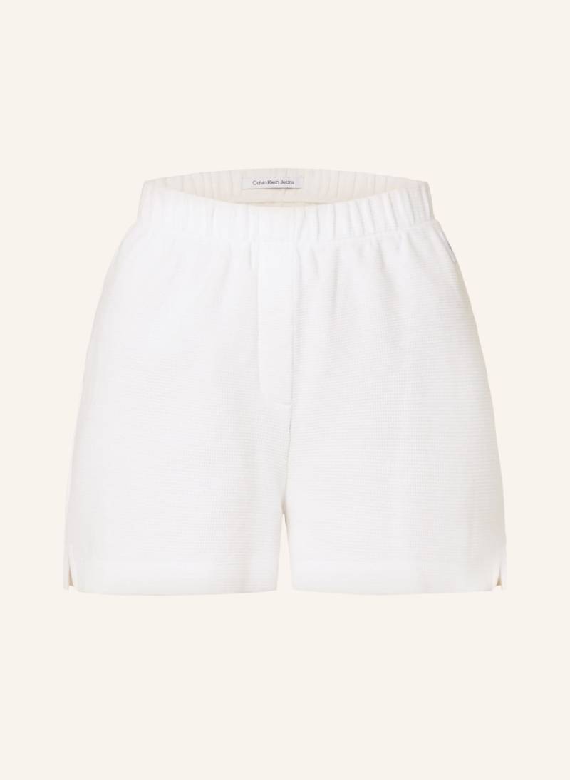 Calvin Klein Jeans Piqué-Shorts weiss von Calvin Klein Jeans