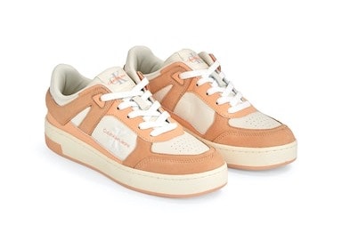 Calvin Klein Jeans Plateausneaker »BASKET CUPSOLE LOW MIX ML FAD«, im Basket-Style, Freizeitschuh, Halbschuh, Schnürschuh von Calvin Klein Jeans