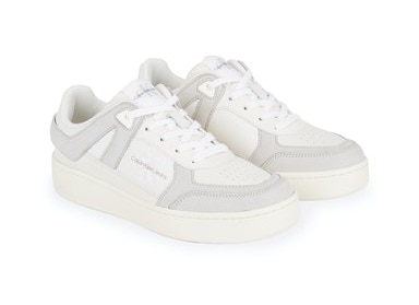 Calvin Klein Jeans Plateausneaker »BASKET CUPSOLE LOW MIX ML FAD«, im Basket-Style, Freizeitschuh, Halbschuh, Schnürschuh von Calvin Klein Jeans