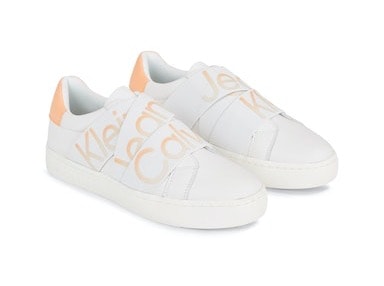 Calvin Klein Jeans Plateausneaker »CLASSIC CUPSOLE ELAST LTH«, Gummizug mit Logoschriftzug, Freizeitschuh, Halbschuh, Schnürschuh von Calvin Klein Jeans