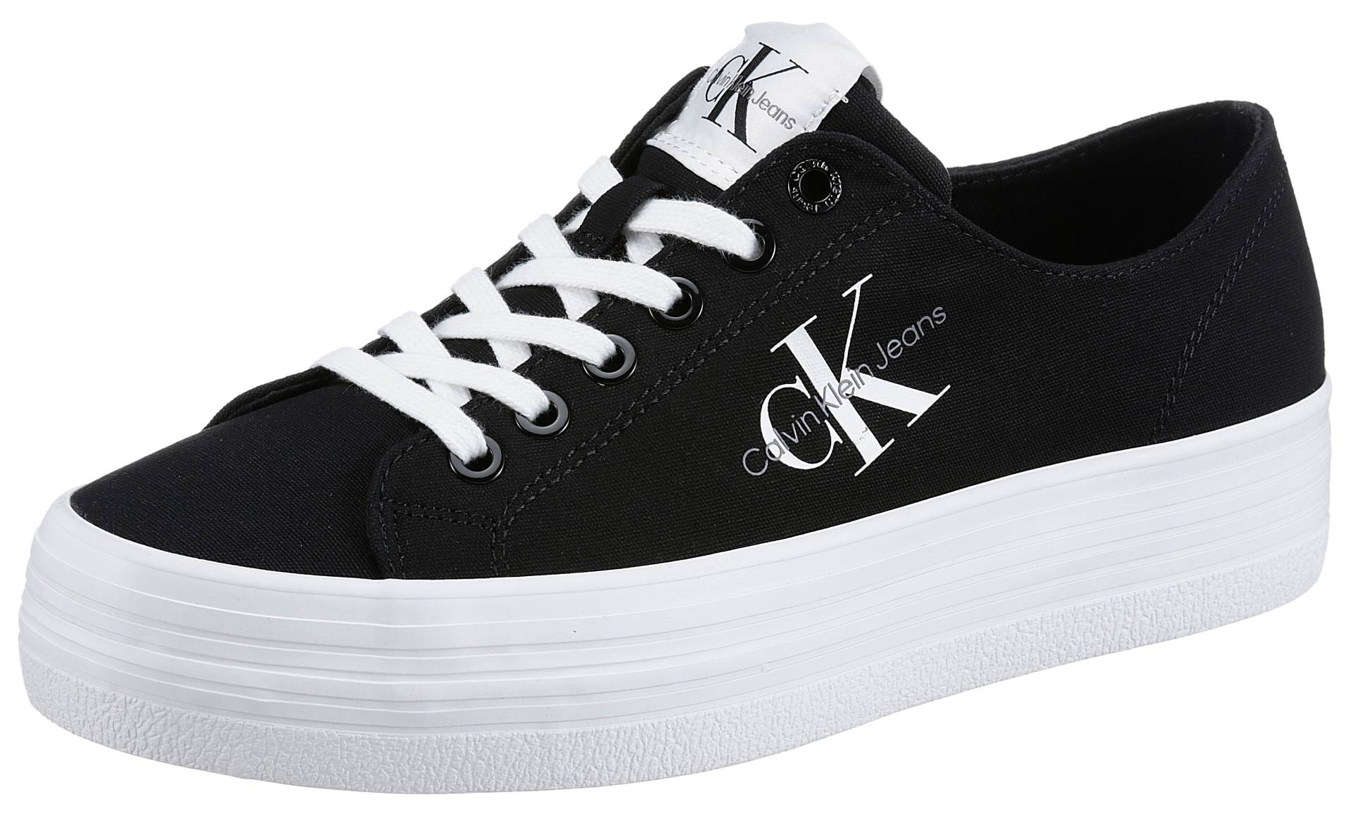 Calvin Klein Jeans Plateausneaker »SHIVARY 16T«, in zeitloser Optik, Freizeitschuh, Halbschuh, Schnürschuh von Calvin Klein Jeans