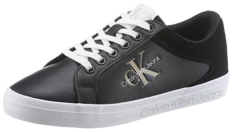 Calvin Klein Jeans Plateausneaker »SUSAN 9LS«, Logoschriftzug an der Laufsohle, Freizeitschuh, Halbschuh, Schnürschuh von Calvin Klein Jeans