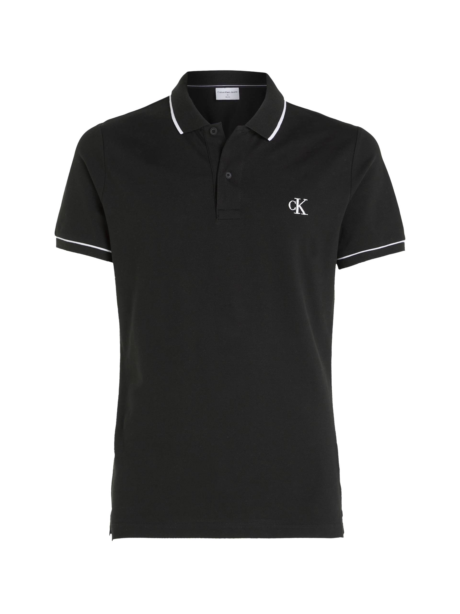 Calvin Klein Jeans Poloshirt »CK ESSENTIAL TIPPING SLIM POLO«, mit Markenstickerei von Calvin Klein Jeans