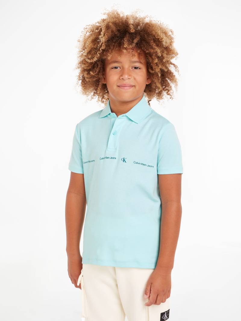 Calvin Klein Jeans Poloshirt »MINIMALISTIC INST. REG. POLO«, Kinder bis 16 Jahre von Calvin Klein Jeans