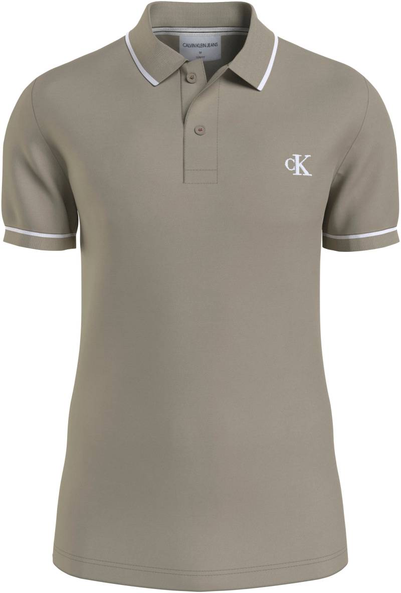 Calvin Klein Jeans Poloshirt »TIPPING SLIM POLO«, mit Logomarkenlabel von Calvin Klein Jeans