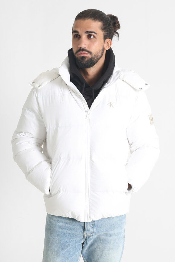 Calvin Klein Jeans Puffer Daunenjacke | Bright White | Herren  | L von Calvin Klein Jeans