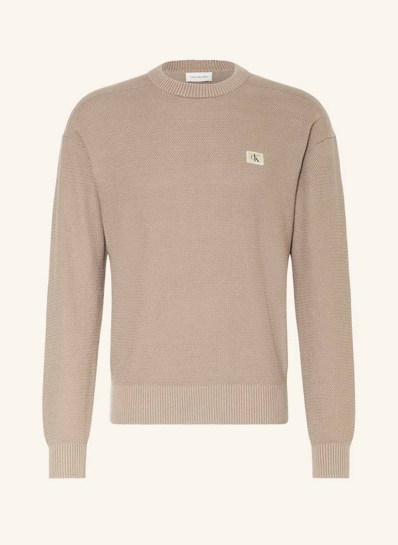 Calvin Klein Jeans Pullover beige von Calvin Klein Jeans