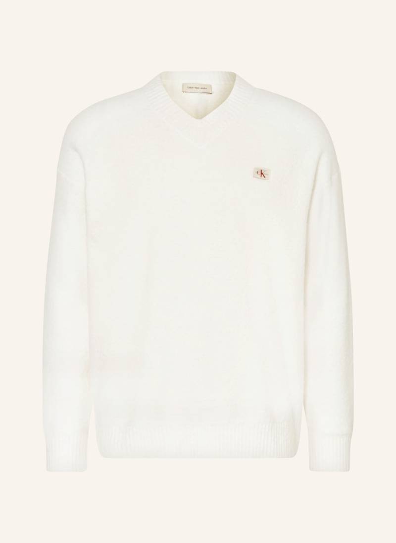 Calvin Klein Jeans Pullover weiss von Calvin Klein Jeans