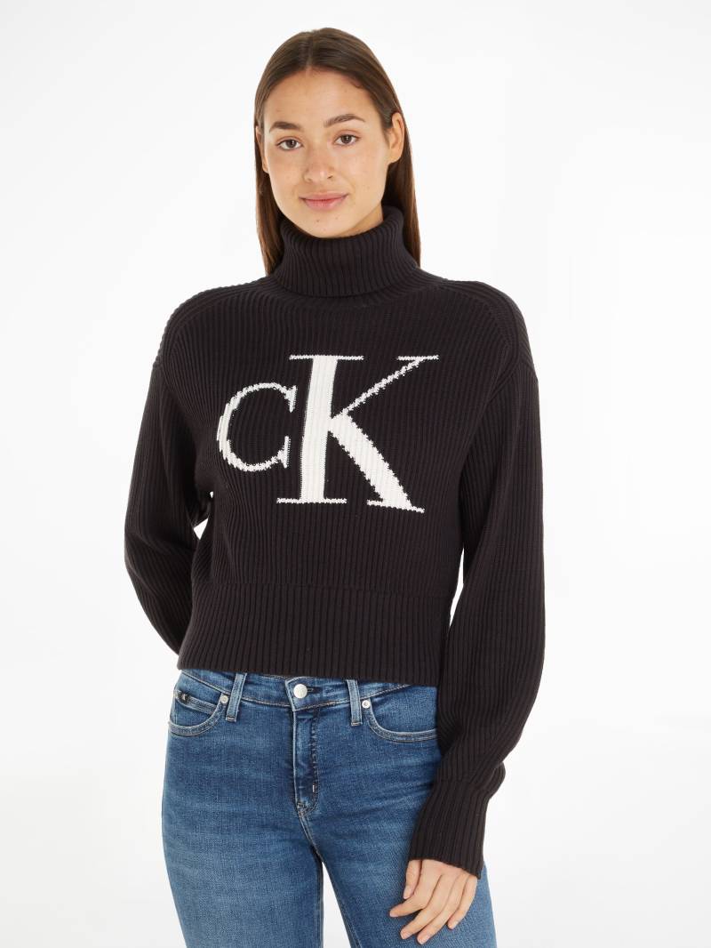 Calvin Klein Jeans Rollkragenpullover »BLOWN UP CK LOOSE SWEATER« von Calvin Klein Jeans