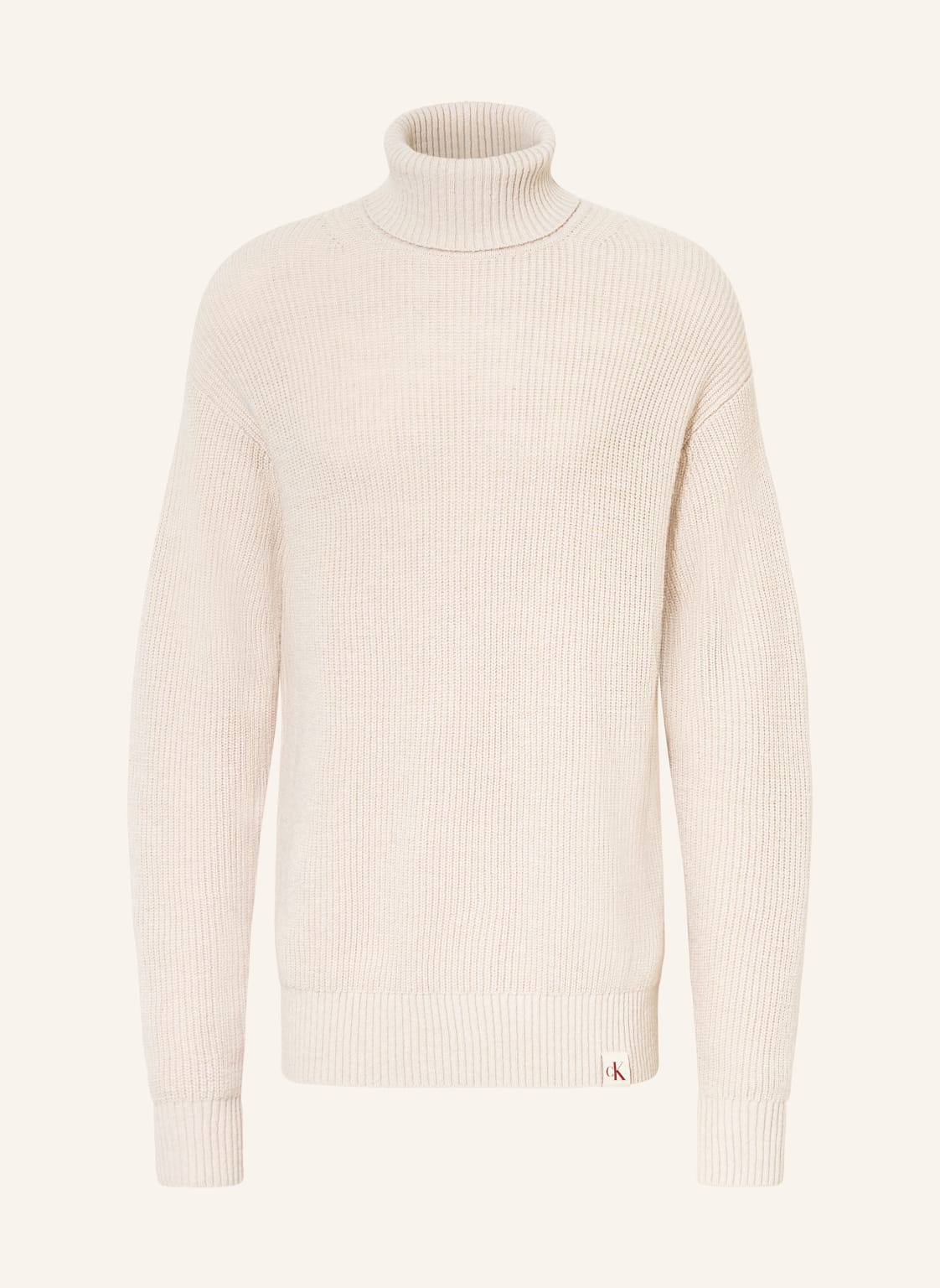 Calvin Klein Jeans Rollkragenpullover beige von Calvin Klein Jeans