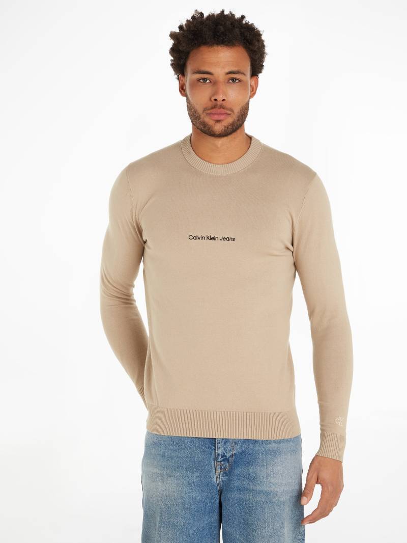 Calvin Klein Jeans Rundhalspullover »INSTITUTIONAL ESSENTIAL SWEATER« von Calvin Klein Jeans