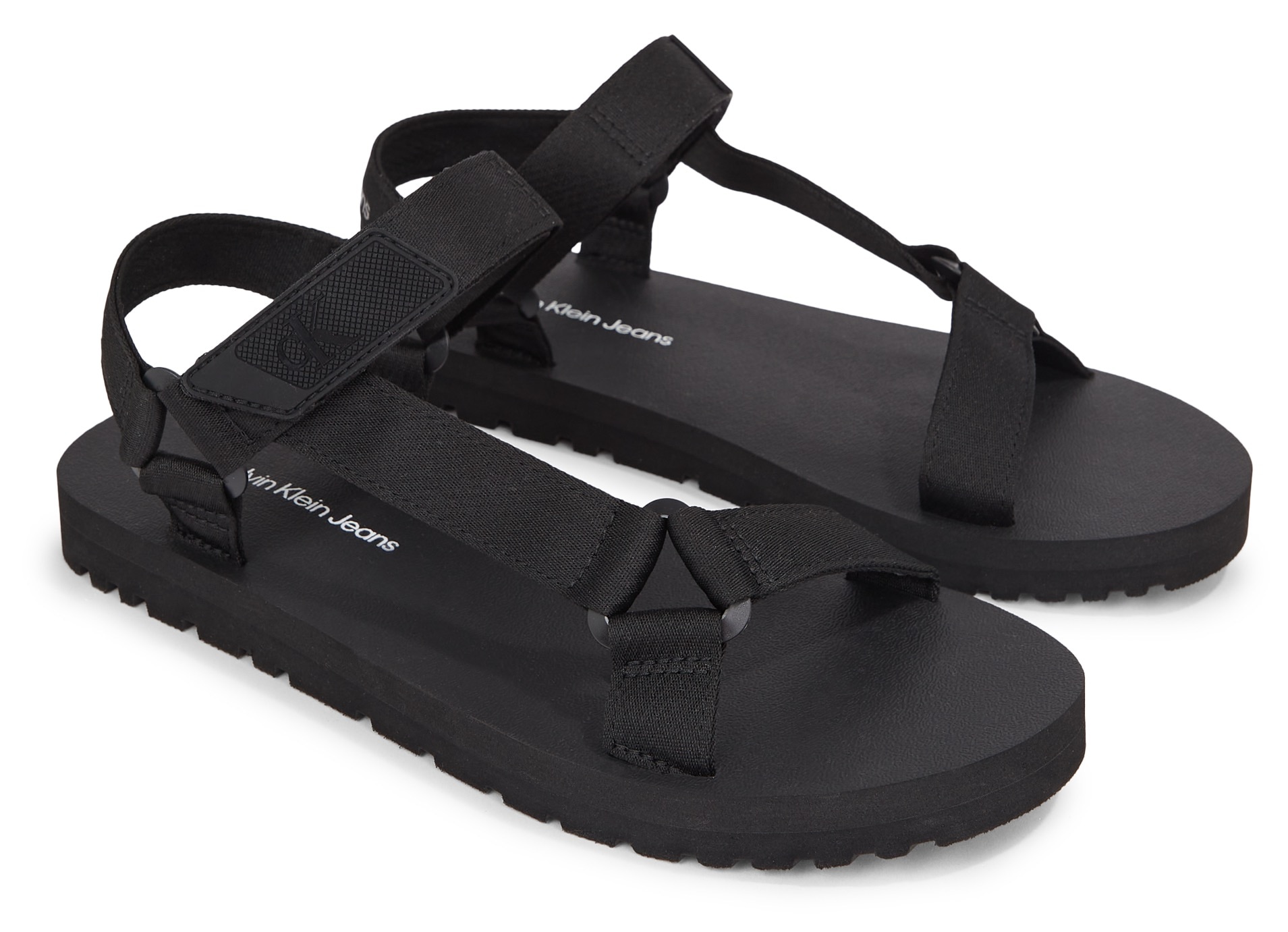 Calvin Klein Jeans Sandale »SANDAL VELCRO RP IN BTW«, Sommerschuh, Klettschuh, Badeschuh, mit leichter Profilsohle von Calvin Klein Jeans