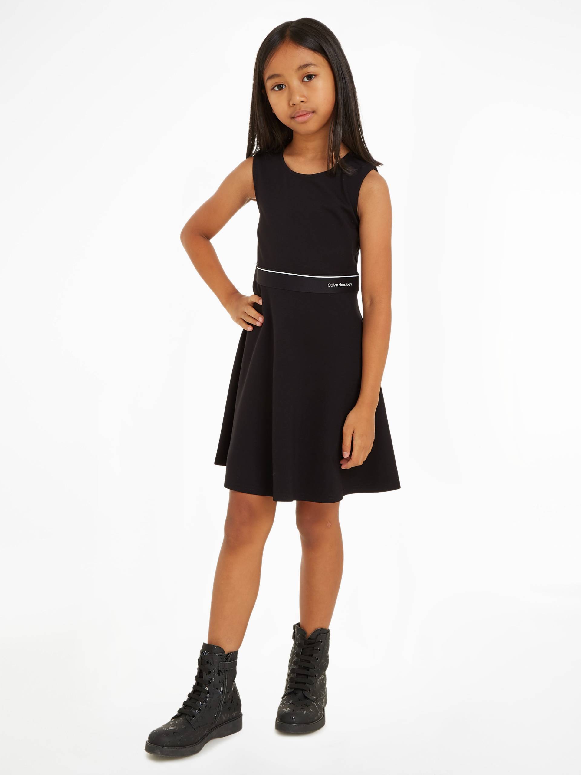 Calvin Klein Jeans Skaterkleid »LOGO TAPE SLEEVELESS PUNTO DRESS«, Kinder bis 16 Jahre von Calvin Klein Jeans