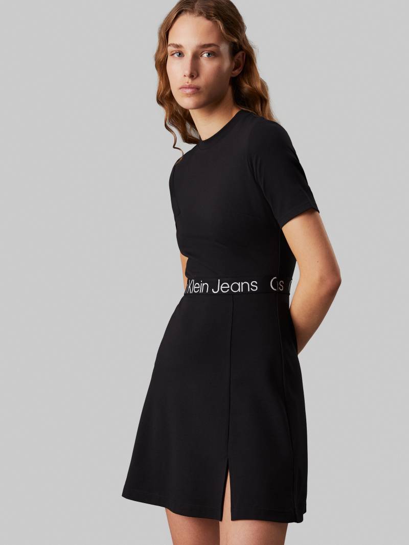 Calvin Klein Jeans Skaterkleid »TAPE MILANO SHORT SLEEVE DRESS«, mit Logoschriftzug von Calvin Klein Jeans