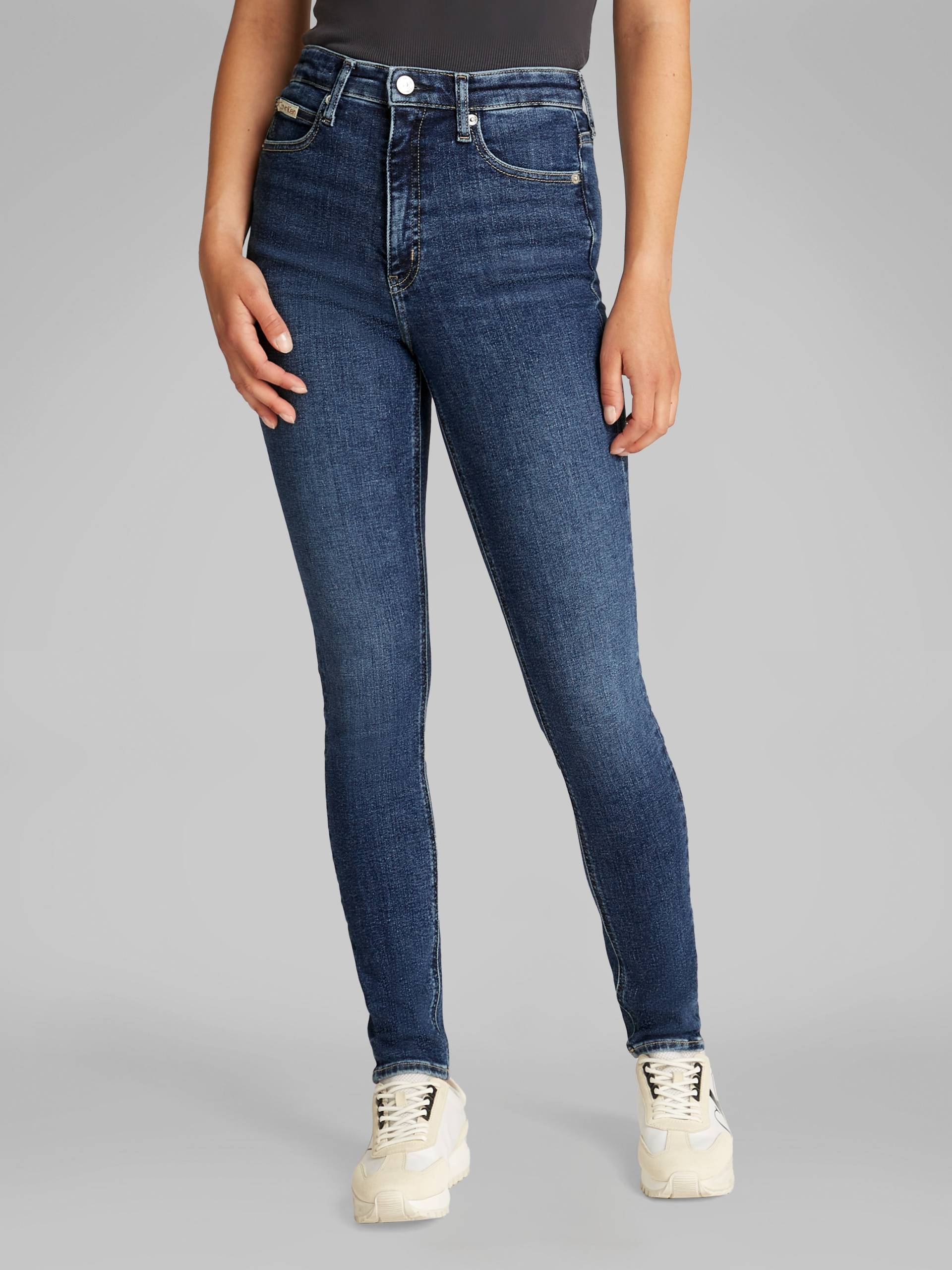 Calvin Klein Jeans Skinny-fit-Jeans »HIGH RISE SKINNY«, in dunkelblauer Waschung von Calvin Klein Jeans