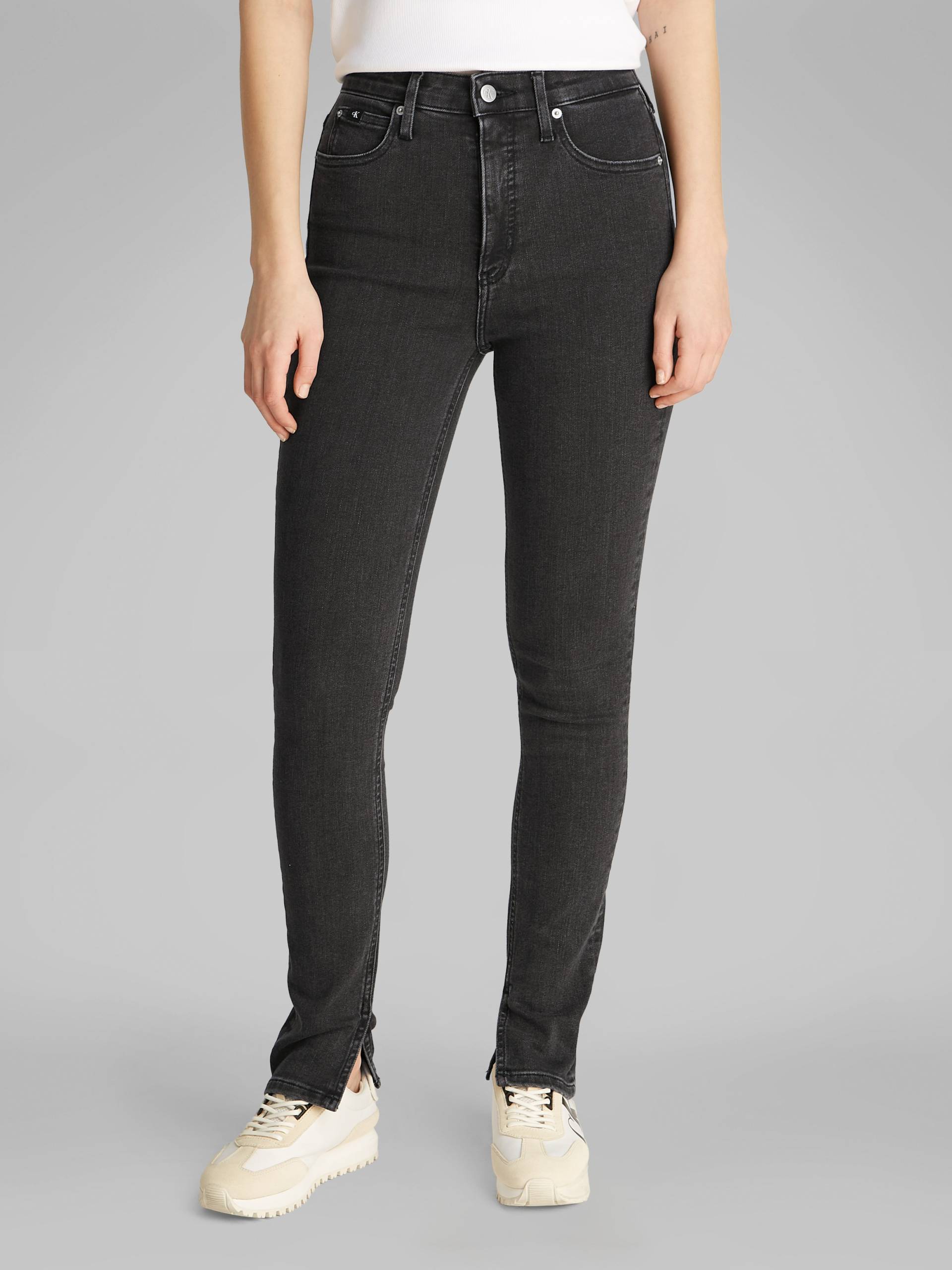 Calvin Klein Jeans Skinny-fit-Jeans »HIGH RISE SKINNY«, in schwarzer Waschung Calvin Klein Jeans Skinny-fit-Jeans »HIGH RISE SKINNY«, in schwarzer Waschung von Calvin Klein Jeans