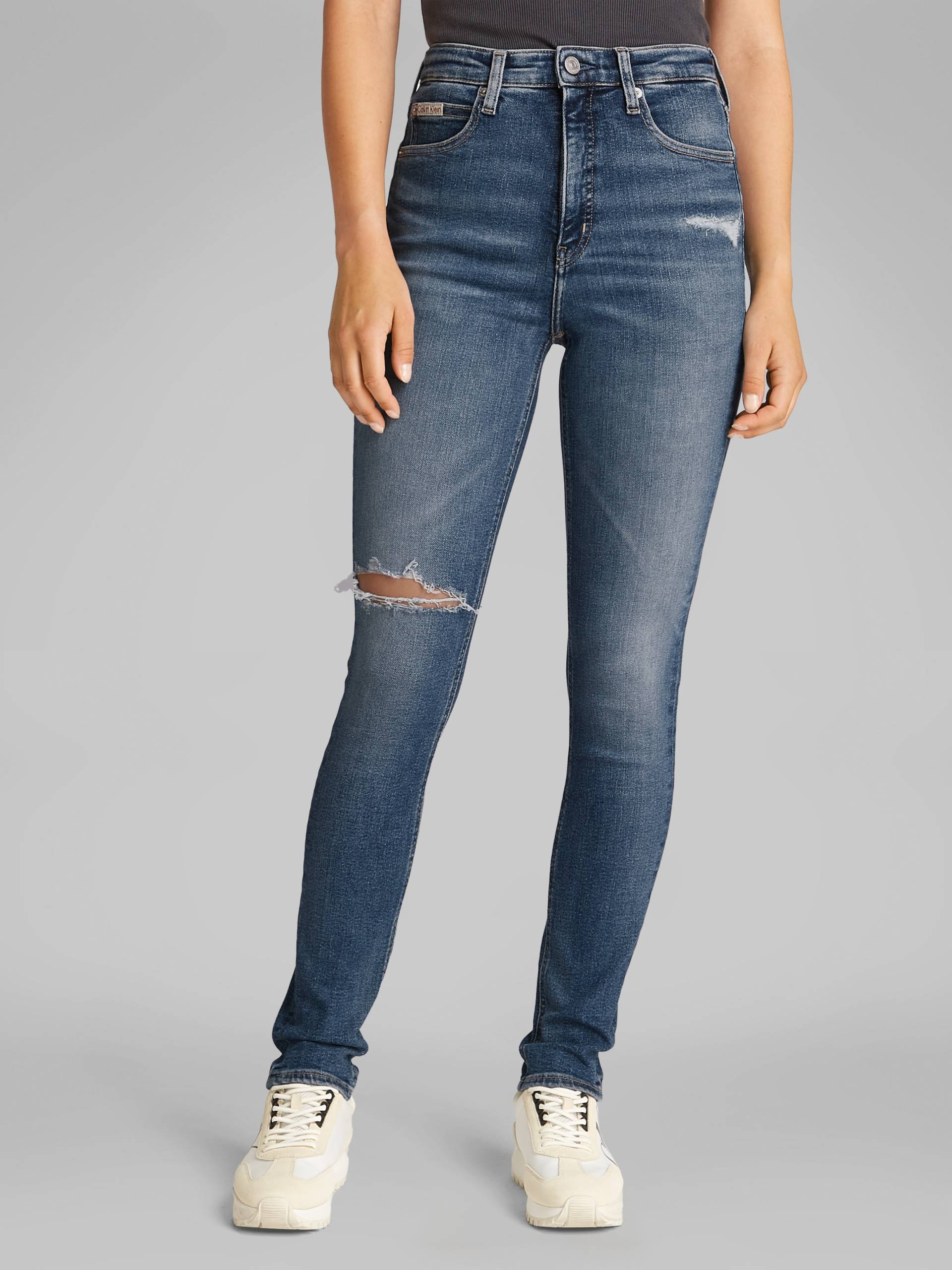 Calvin Klein Jeans Skinny-fit-Jeans »HIGH RISE SKINNY«, mit Rissen von Calvin Klein Jeans