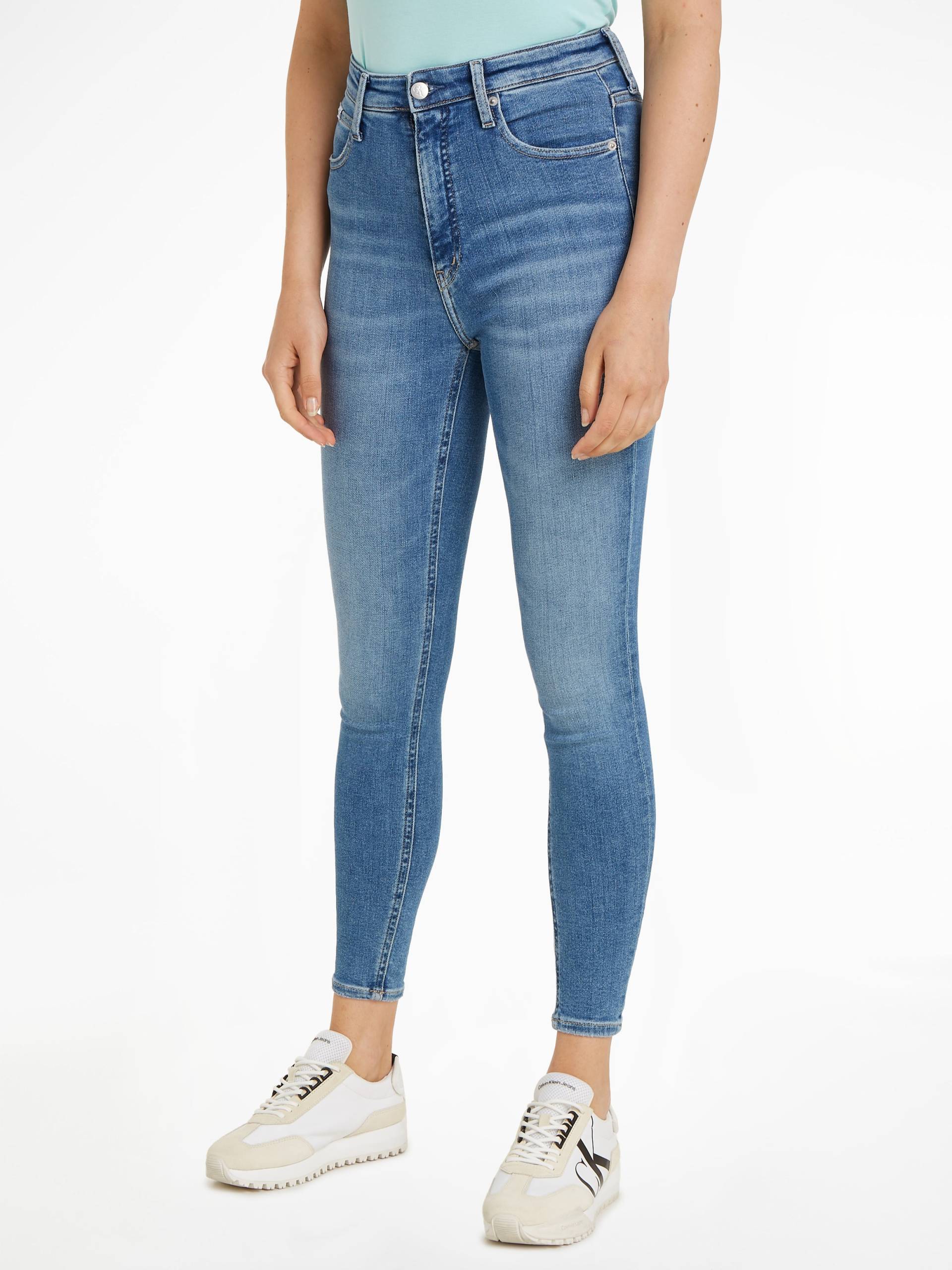 Calvin Klein Jeans Skinny-fit-Jeans »HIGH RISE SUPER SKINNY ANKLE«, in klassischer 5-Pocket-Form von Calvin Klein Jeans