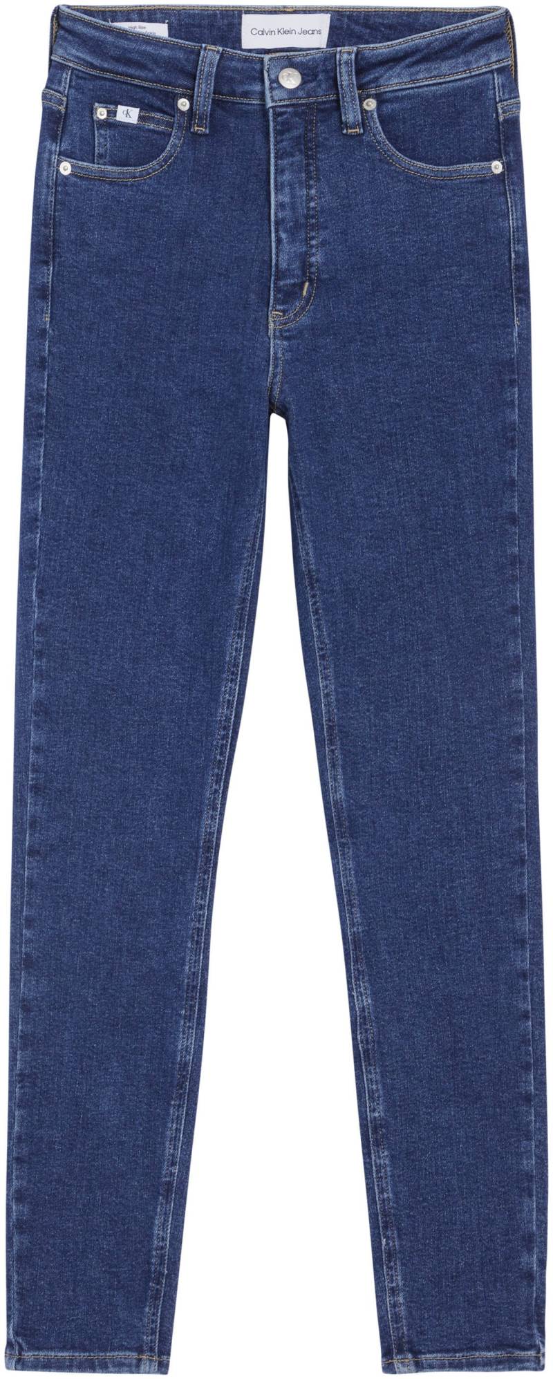 Calvin Klein Jeans Skinny-fit-Jeans »HIGH RISE SUPER SKINNY ANKLE«, in klassischer 5-Pocket-Form von Calvin Klein Jeans