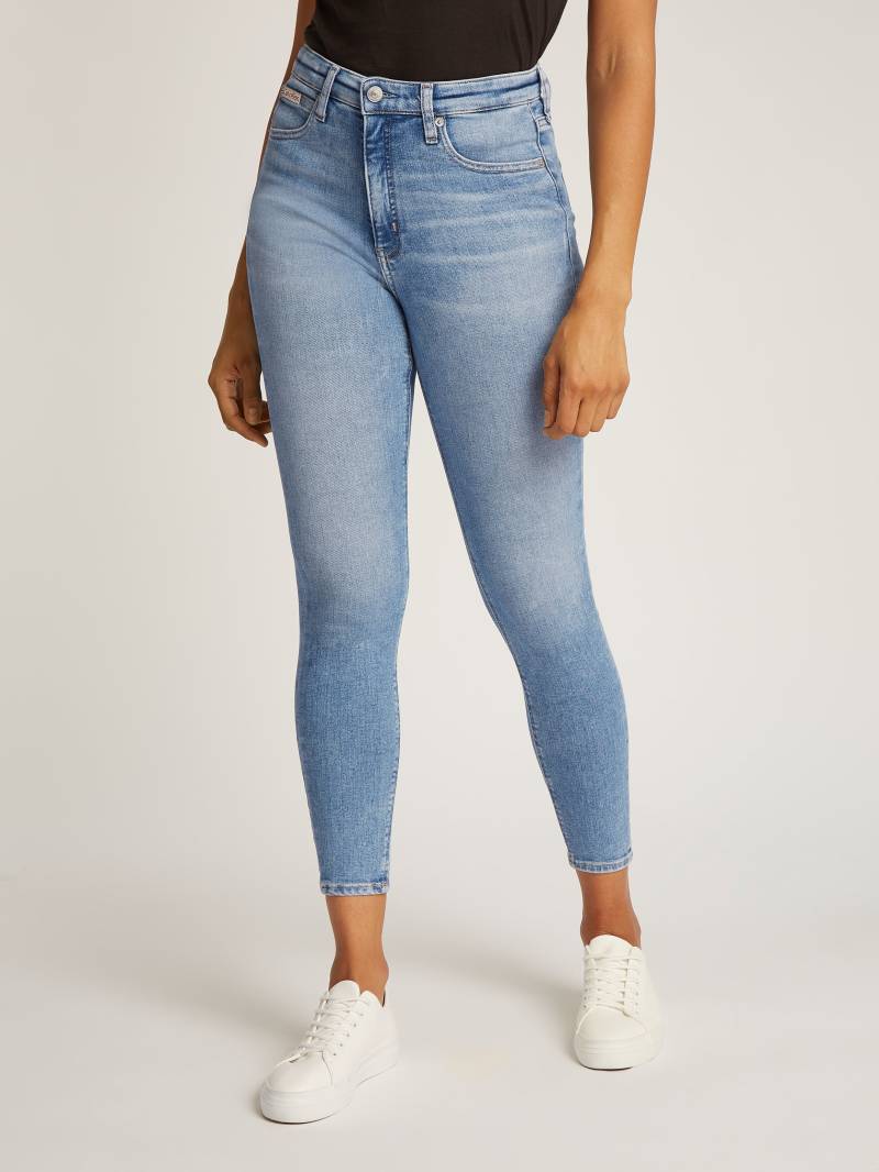 Calvin Klein Jeans Skinny-fit-Jeans »HIGH RISE SUPER SKINNY ANKLE«, mit Stoned wash Optik, mit Coinpocket von Calvin Klein Jeans