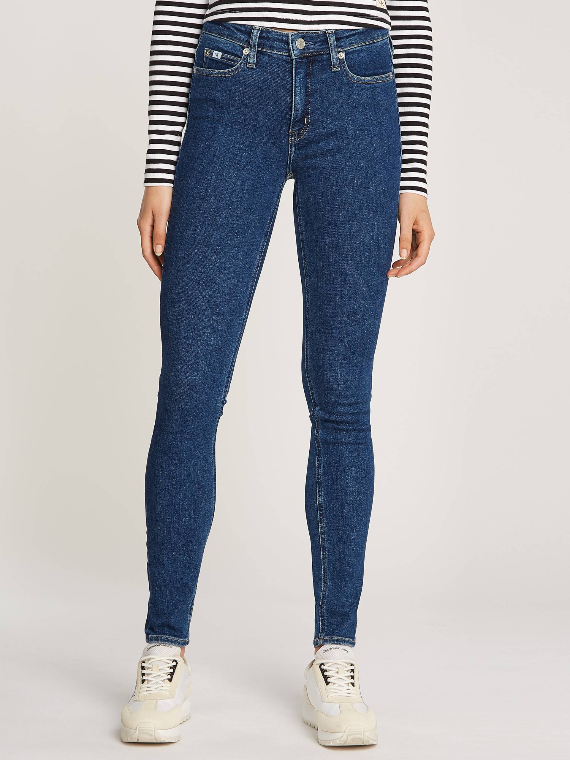 Calvin Klein Jeans Skinny-fit-Jeans »MID RISE SKINNY«, im 5-Pocket-Style von Calvin Klein Jeans