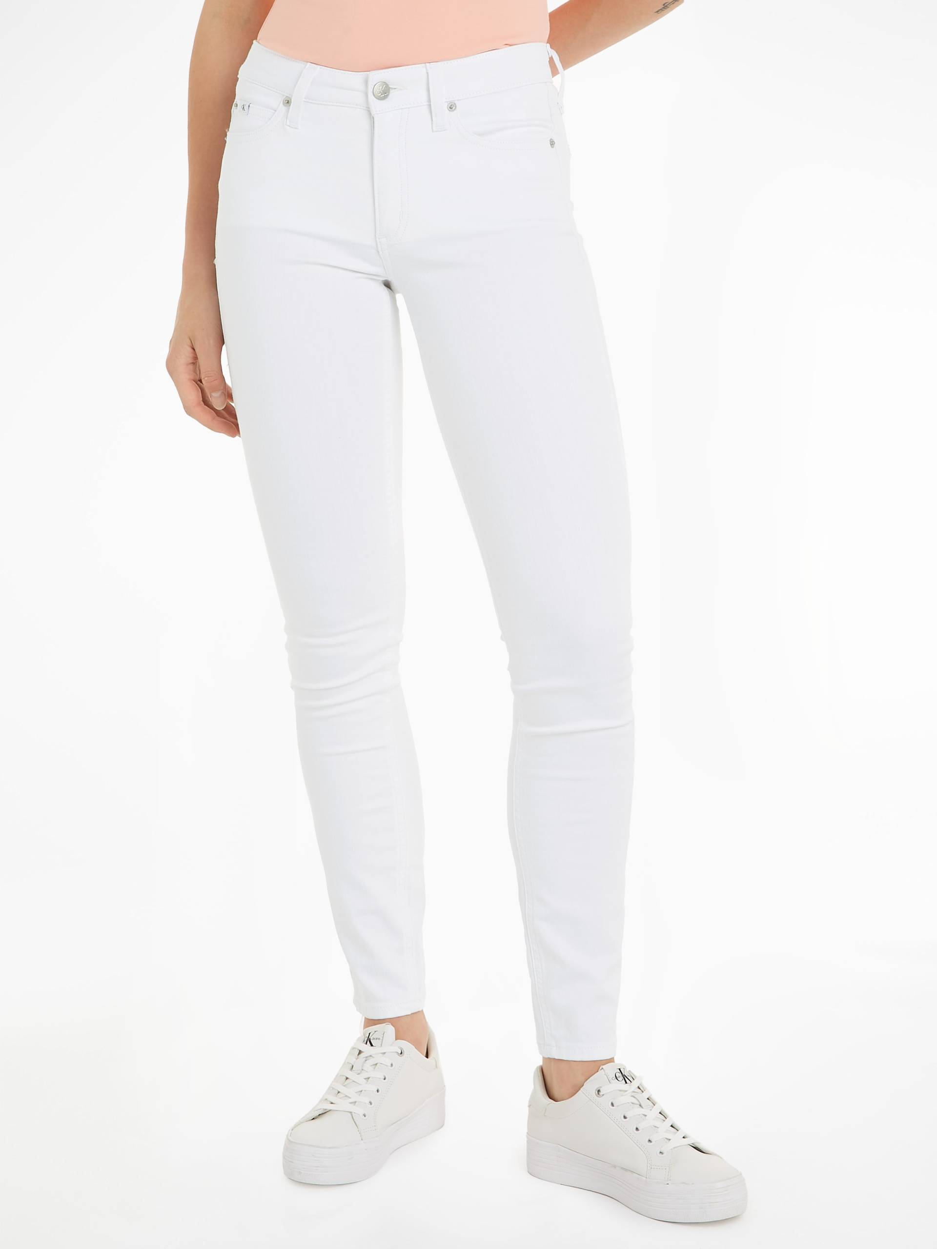 Calvin Klein Jeans Skinny-fit-Jeans »MID RISE SKINNY«, in klassischer 5-Pocket-Form von Calvin Klein Jeans