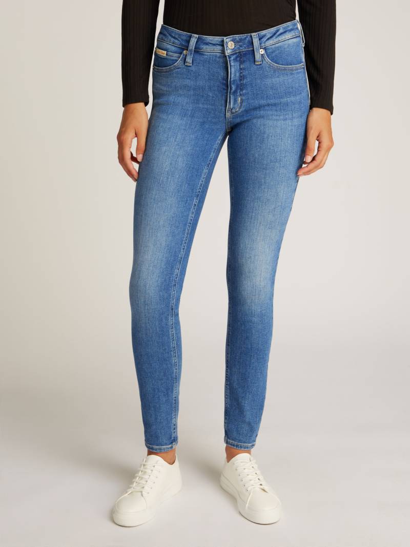 Calvin Klein Jeans Skinny-fit-Jeans »MID RISE SKINNY«, mit stoned wash Optik, mit Coinpocket von Calvin Klein Jeans