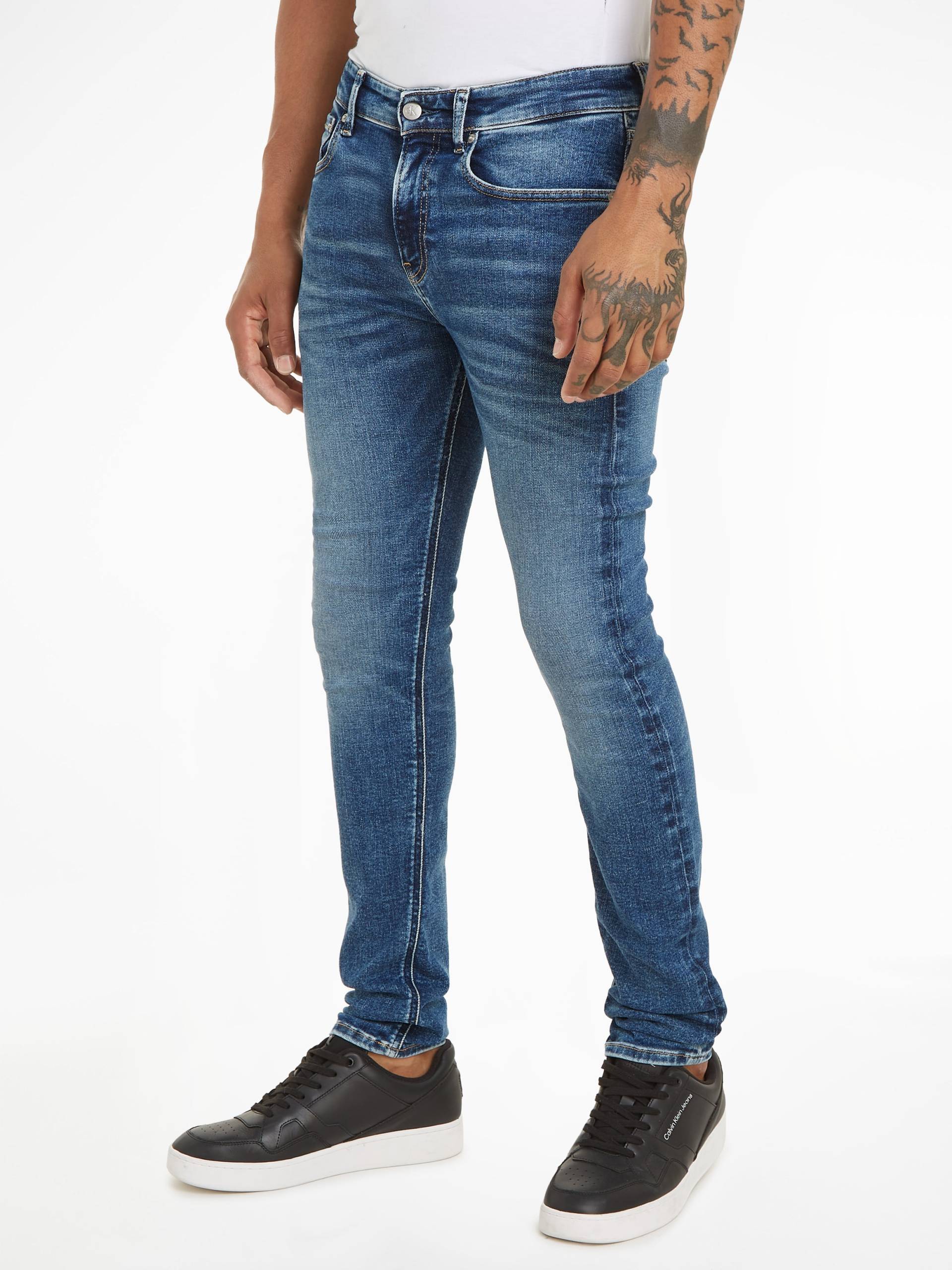 Calvin Klein Jeans Skinny-fit-Jeans »SKINNY«, in klassischer 5-Pocket-Form von Calvin Klein Jeans