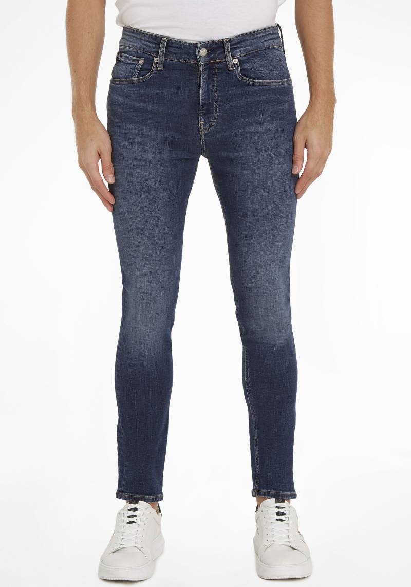 Calvin Klein Jeans Skinny-fit-Jeans »SKINNY«, mit Leder-Badge von Calvin Klein Jeans