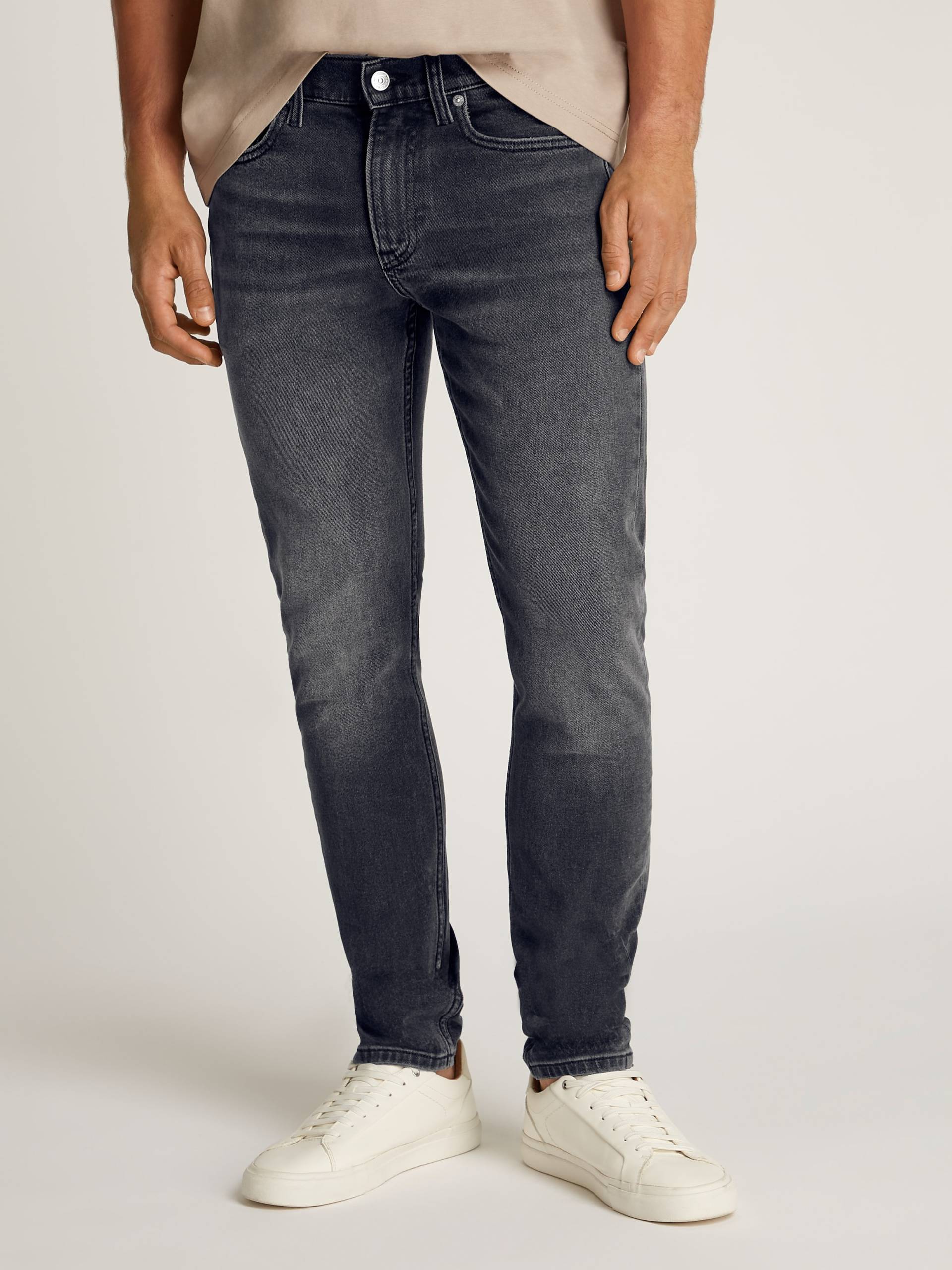 Calvin Klein Jeans Slim-fit-Jeans »SLIM TAPER«, Coinpocket, Logostickerei von Calvin Klein Jeans