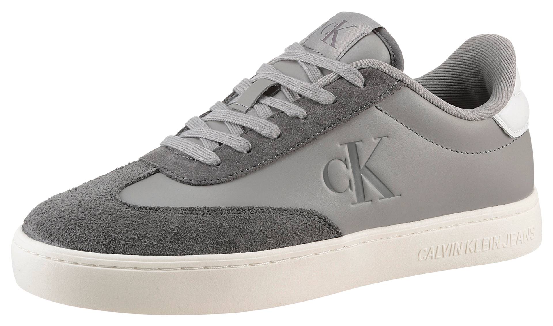 Calvin Klein Jeans Sneaker »CLASSIC CUPLOW LACEUP LTH FAD«, Basket-Sneaker, Schnürschuh, Freizeitschuh mit weichem Schaftrand von Calvin Klein Jeans