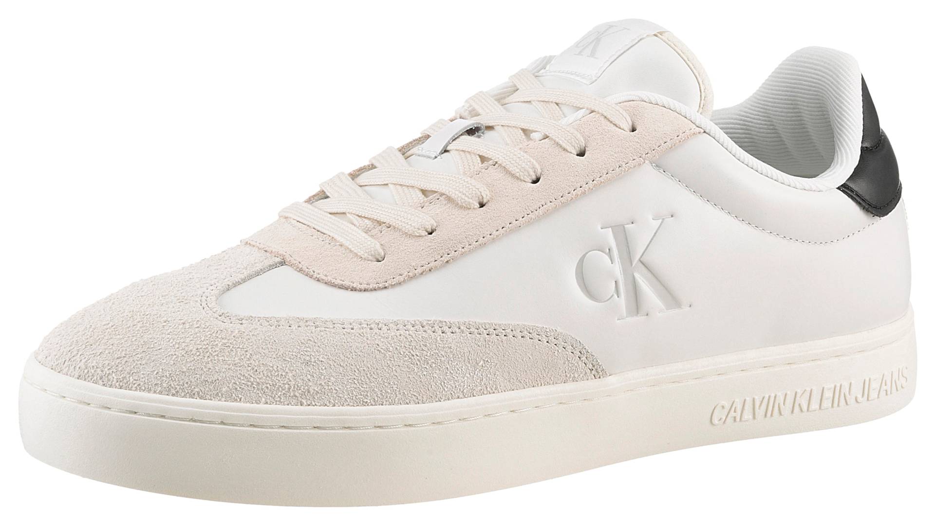 Calvin Klein Jeans Sneaker »CLASSIC CUPLOW LACEUP LTH FAD«, Basket-Sneaker, Schnürschuh, Freizeitschuh mit weichem Schaftrand von Calvin Klein Jeans