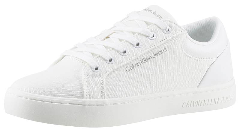 Calvin Klein Jeans Sneaker »CLASSIC CUPSOLE LOW LTH IN DC«, mit seitlichem Logoschriftzug, Freizeitschuh, Halbschuh, Schnürschuh von Calvin Klein Jeans