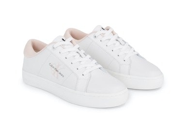 Calvin Klein Jeans Sneaker »CLASSIC CUPSOLE LOWLACEUP LTH WN«, mit Logoschriftzug, Freizeitschuh, Halbschuh, Schnürschuh von Calvin Klein Jeans