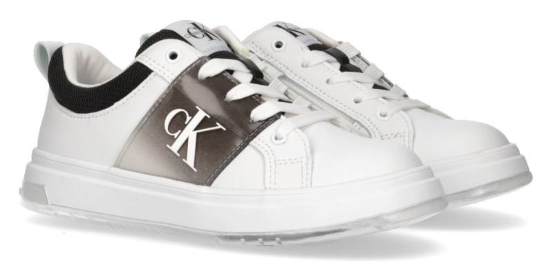 Calvin Klein Jeans Sneaker »LOW CUT LACE-UP SNEAKER«, mit zusätzlichem Reissverschluss, Freizeitschuh, Halbschuh, Schnürschuh von Calvin Klein Jeans