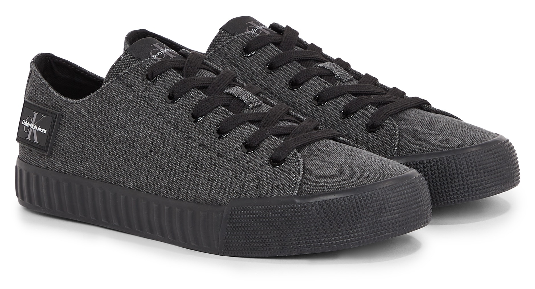 Calvin Klein Jeans Sneaker »SKATER VULC LOW LACEUP CS ML DIF«, mit Label an der Ferse, Freizeitschuh, Halbschuh, Schnürschuh von Calvin Klein Jeans