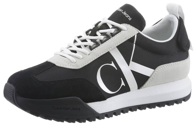 Calvin Klein Jeans Sneaker »TOOTHY RUNNER LACEUP MIX PEARL«, mit Profilsohle, Freizeitschuh, Halbschuh, Schnürschuh von Calvin Klein Jeans