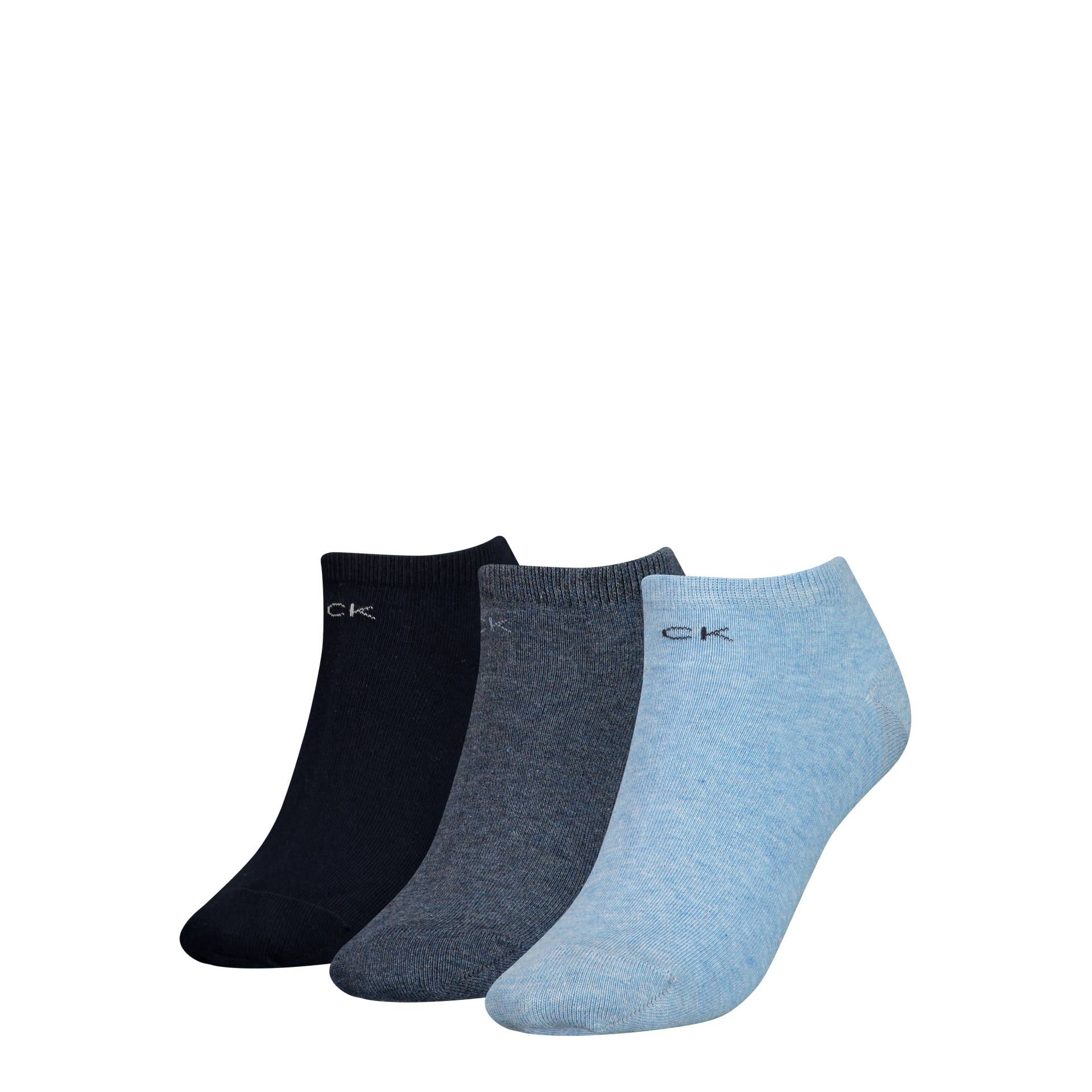 Calvin Klein Jeans Sneakersocken »CK WOMEN SNEAKER 3P«, (3 Paar), Mit flacher Zehennaht von Calvin Klein Jeans